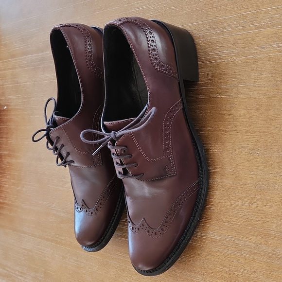 NEW LAVORAZIONE ARTIGIANA SUNDANCE LEATHER OXFORDS - Picture 3 of 16